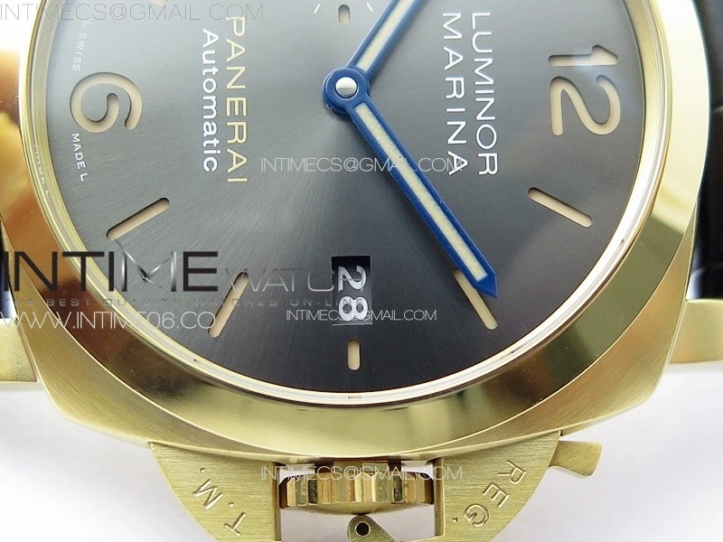 Pre Order PAM1115 RG VSF 1:1 Best Edition Blue Dial on Blue Leather Strap P.9010 Super Clone
